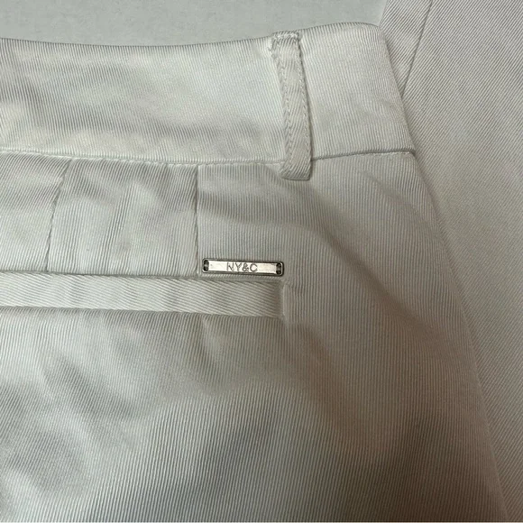 Vintage 90s New York & Company 7th Avenue Pants Cotton Twill Quiet Luxury Work - Picture 6 of 12